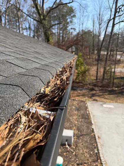 Before Gutter Cleaning · Winder, GA