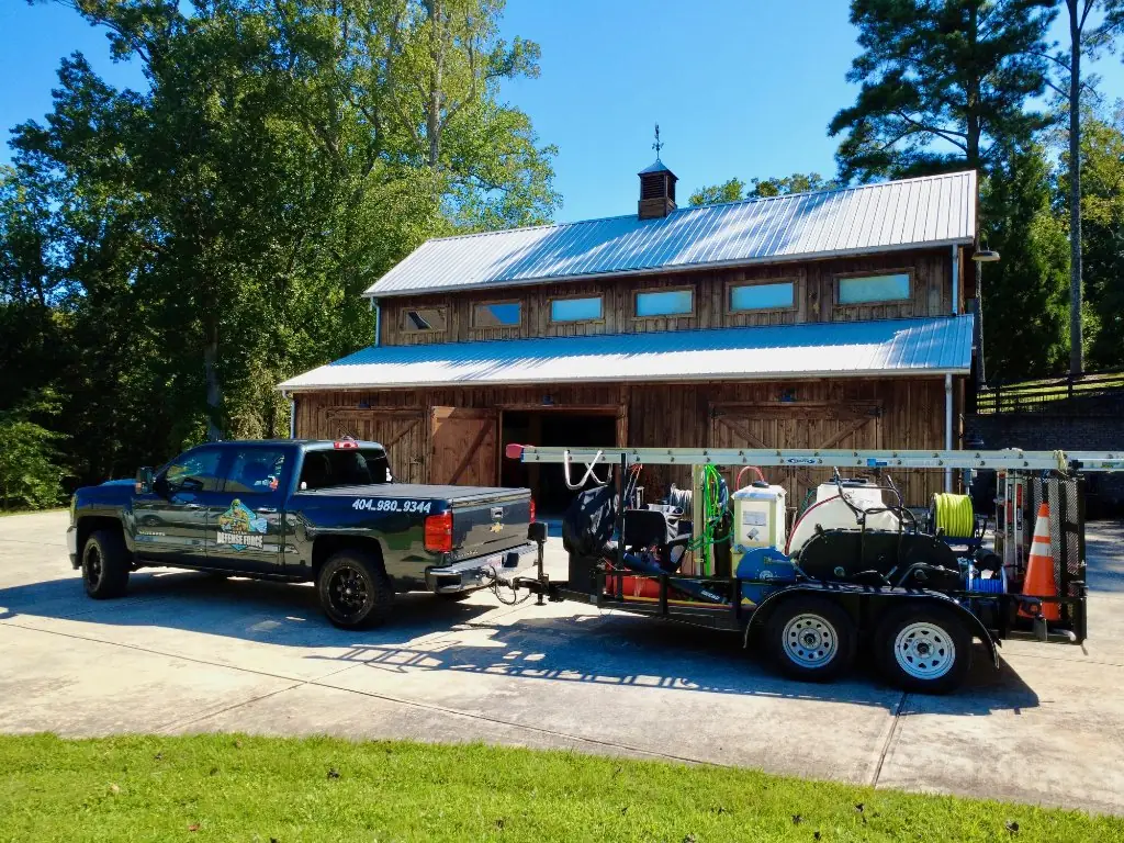 Clean Defense Force exterior cleaning job in Winder Georgia
