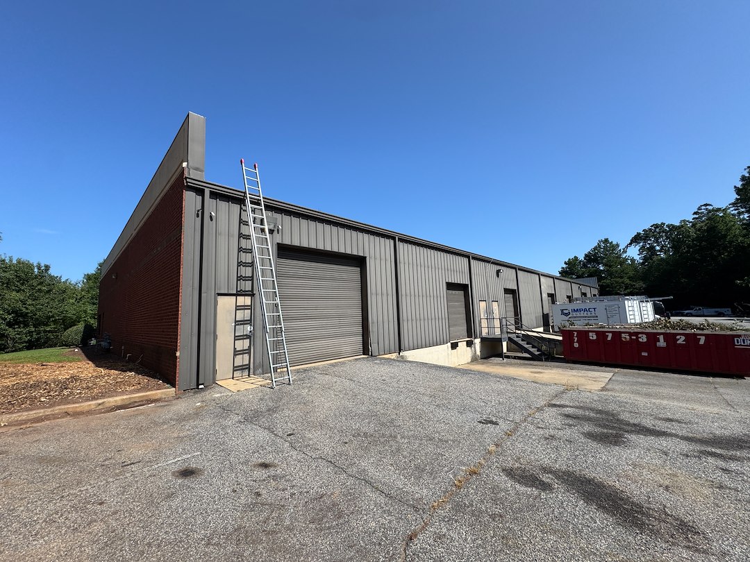 Commercial Gutter Cleaning in Alpharetta GA for Office Complex Drainage Solution Thumbnail