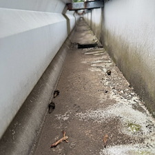 Commercial-Gutter-Cleaning-in-Cumming-GA-at-Competition-Cheerleading-Gym 0