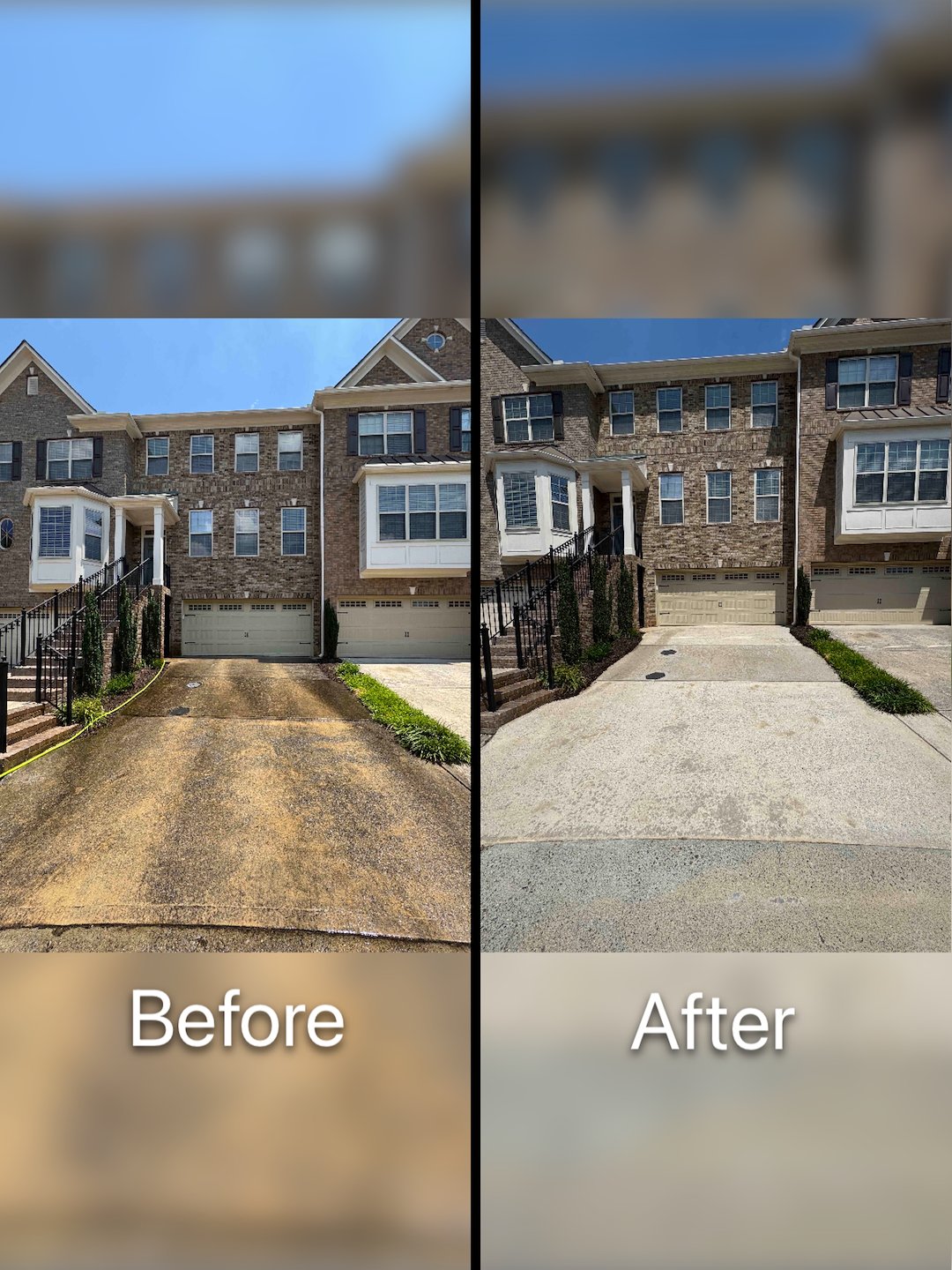 Driveway Cleaning in Alpharetta GA with Patio and Gutter Cleaning Included Thumbnail