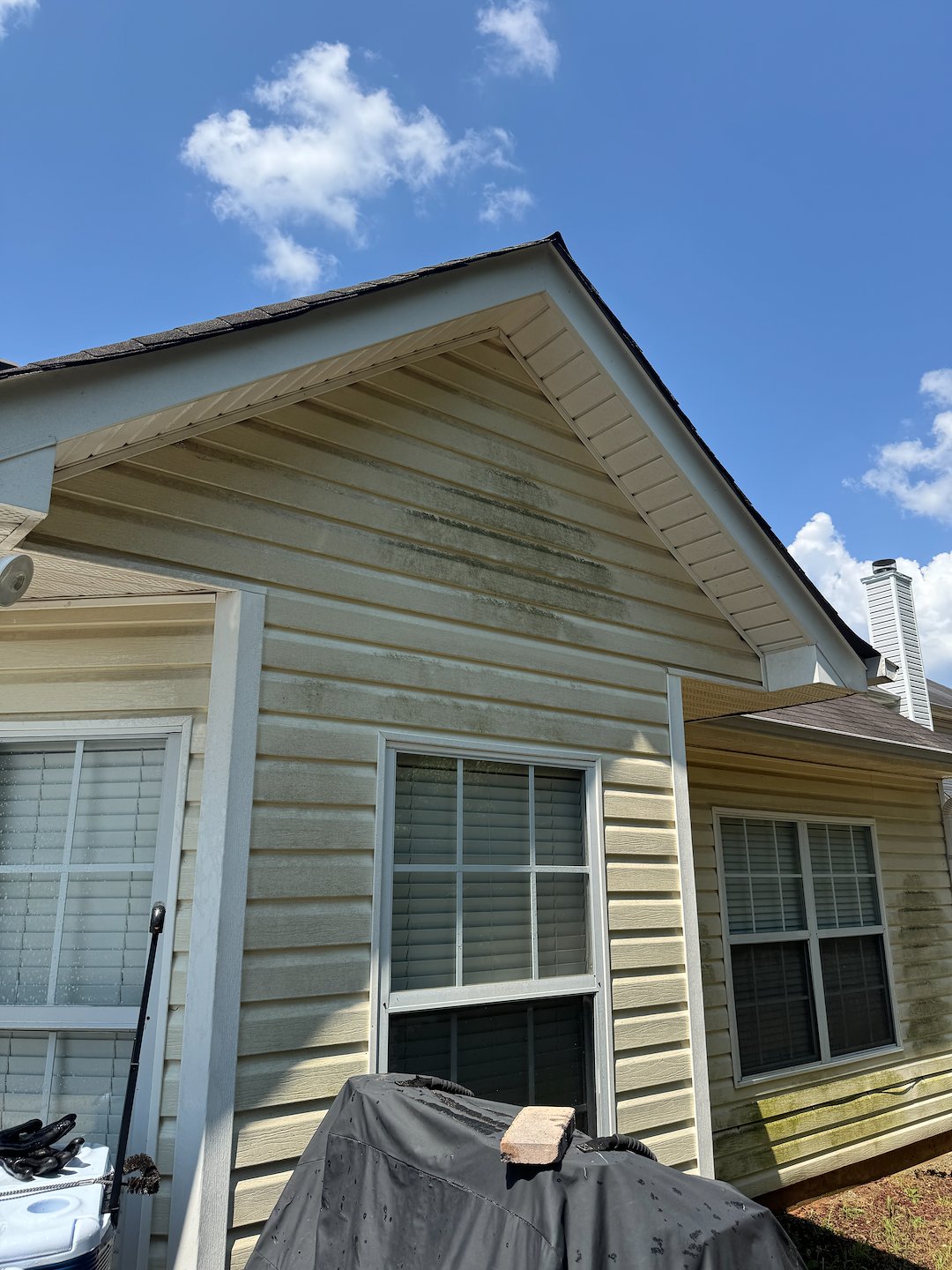 House Washing in Dacula GA Using Soft Wash Method on Vinyl Siding Thumbnail
