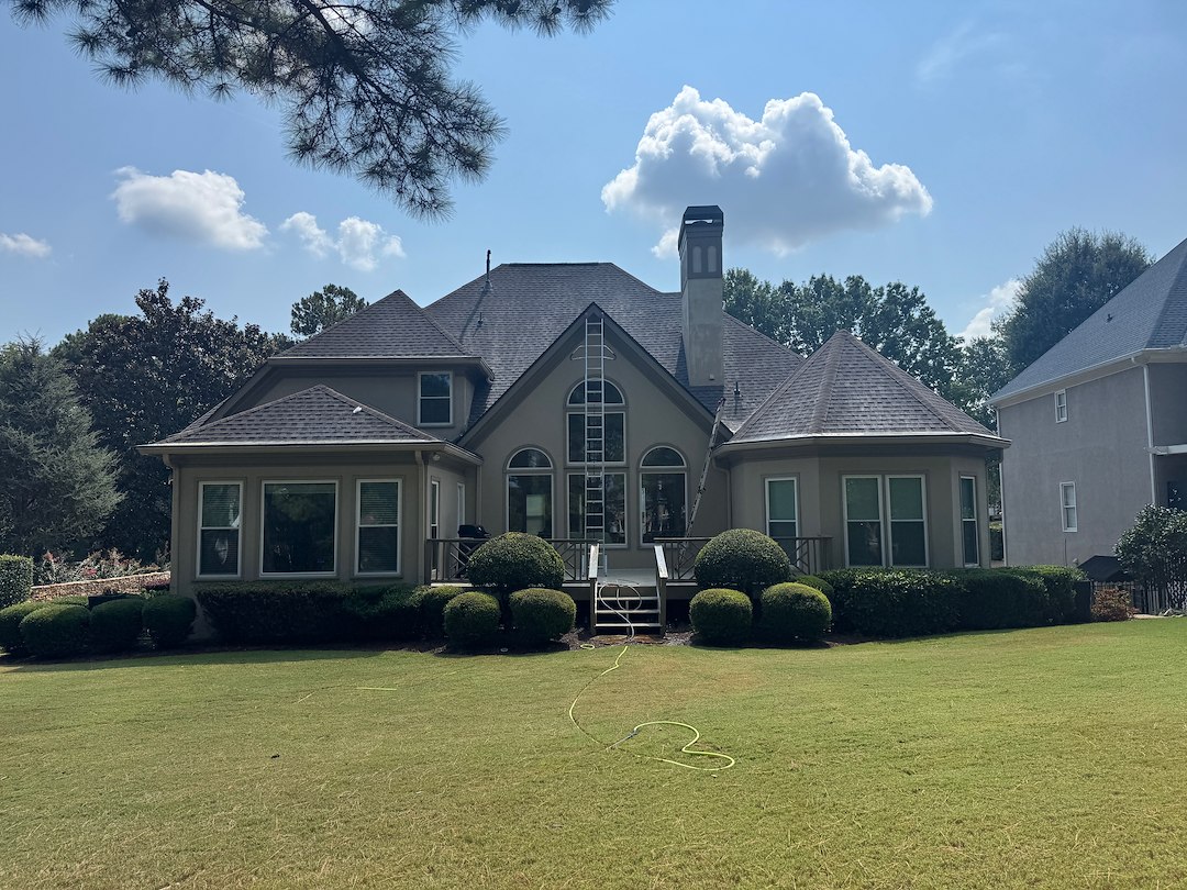 Premium Roof Cleaning, Window Cleaning, and Gutter Brightening in St Marlo Country Club Suwanee GA